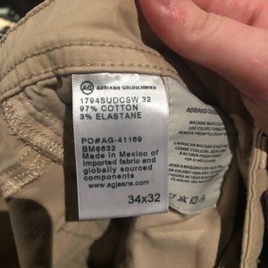 MENS Adriano Goldschmied Khaki Pants